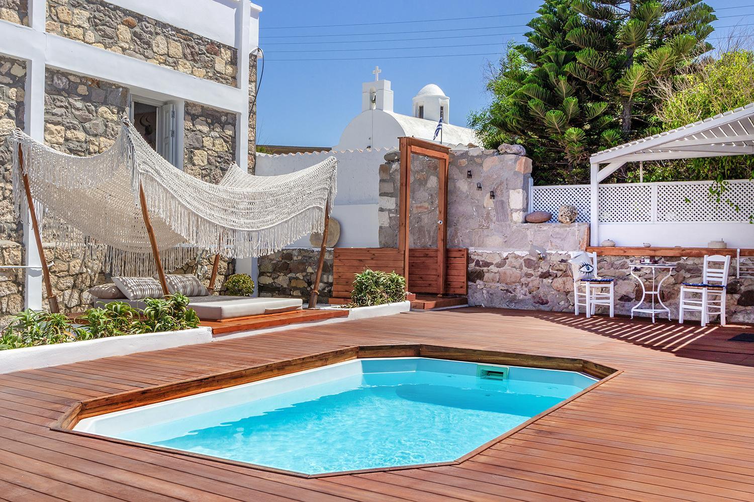 Ble Oneiro Villa Crystal Adamantas  Exteriér fotografie